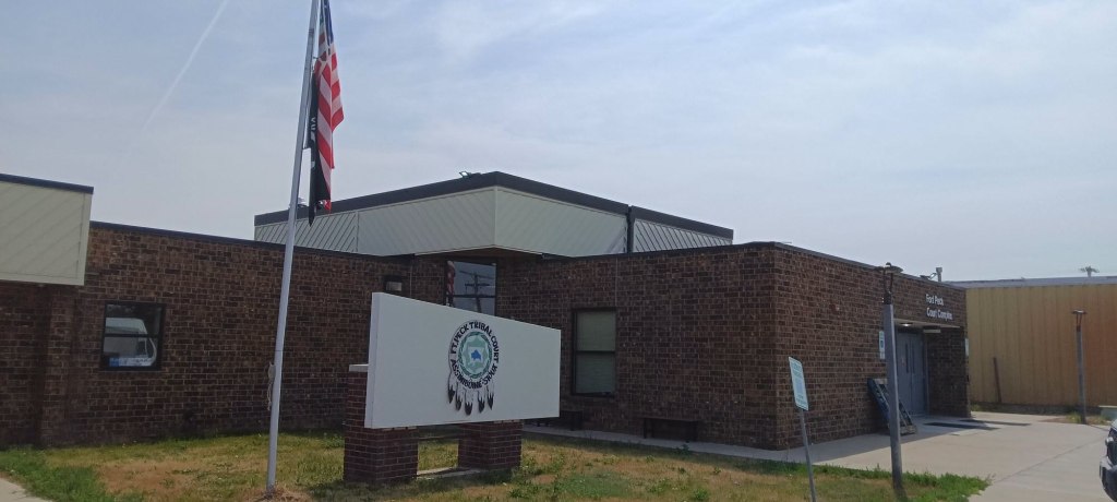 Fort Peck Court Complex in Poplar, Montana, home of the Fort Peck Tribal Court.
